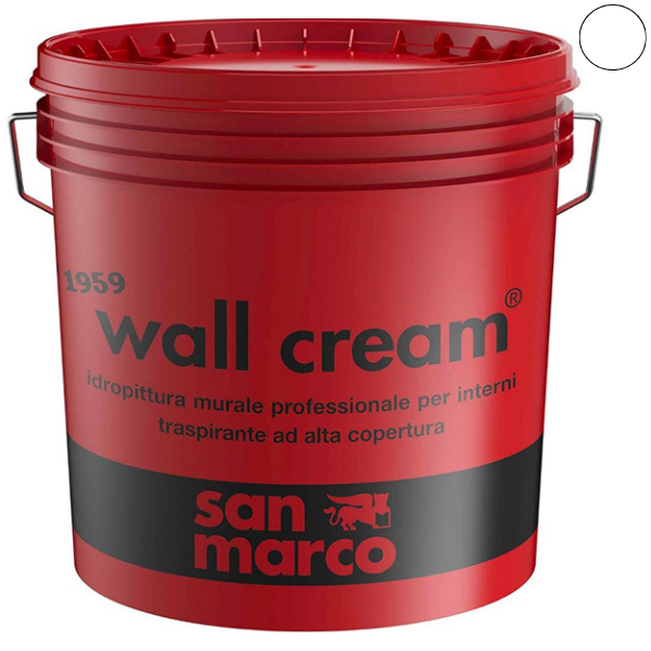 SAN Marco Wall Cream Bianco Idropittura Murale Traspirante - SAN MARCO